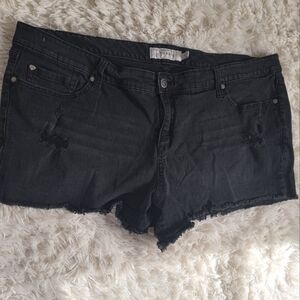 Torrid Dark Denim Jean Shorts